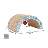 Cat Scratcher Board Corrugated Paper Toys With Bells Catnip Cat Scratcher Toy Grinding Nails Protect Furniture Pet Products