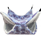 Pet Sugar Glider Hamster Double-layer Hammock Thicken Plush Hanging Squirrel Sleeping Bag Mat