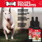 Minch Dogs Conditioners Pet H emp Oil Natural Herbs Pet Care Oil Anxiety Relief Pain Joint Hip Strengthens Immunity Pain Relief