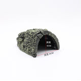 Reptile Shelter Hiding Cave Small Critter Cavern Turtle Basking Ledges Shale Step Ledge for Reptiles Amphibians Terrarium Decor