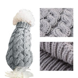 Small Dog Sweater Knitted Dog Clothes Shih Tzu French Bulldog Pet Sweater For Dog/Cat Winter Dog Coat Pet Dog Jumper Clothing