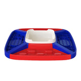 Dog Instant Non-Electric Automatic Slow Feeder Food Catapult Dispenser Anti-slip Pad with Puzzle Placemat Pet Training Toy Set