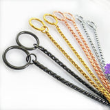 Pet Dog P Chain Dog One-piece Leash Outdoor Walking PU&amp;copper Traction Rope Competition-grade P-chain Corrective Control Rope