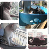 SHUANGMAO Pet Cat Hammock Beds Sunny Window Lounger Suction Hammocks Cats House shelf Comfortable Warm Ferret Pet Bed Supplies