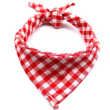 1pcs Dog scarf Plaid Style Puppy Cat Dog Bandana/Bibs Cotton Washable Bandana Dog Accessories for Small Dog Grooming Products