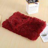 Fluffy Plush Dog Blanket Pet Sleeping Mat Cushion Mattress Extra Soft Warm Pet Throw Blankets for Small Medium Large Dogs &amp; Cats