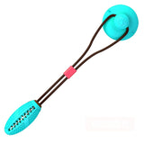 Silicon Pet Dog Toys Suction Cup Tug Dogs Chewing Push Ball Toy Pet Tooth Cleaning Dog Toothbrush for Puppy large Dog Biting Toy