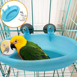 Pet Bird Bath Cage Parrot Bathtub With Mirror Bird Cage Accessories  Shower Box Small Parrot Cage Pet Toys Birds Accessories