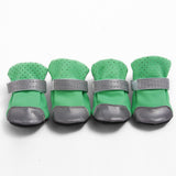 Reflective Dog Shoes Mesh Breathable Anti-slip Durable for small big dogs chihuahua pit bull Summer Winter Boots Dog supplies