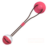 Silicon Pet Dog Toys Suction Cup Tug Dogs Chewing Push Ball Toy Pet Tooth Cleaning Dog Toothbrush for Puppy large Dog Biting Toy