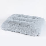 Long Plush Dog Bed Square Dog Mat Pet Cushion Blanket Soft Fleece Cat Cushion Puppy Chihuahua Sofa Mat Pad For Small Large Dogs