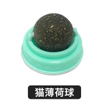 Pet Stuff Healthy Cat Catnip Toys Ball Cat Candy Licking Snacks Catnip Snack Nutrition Energy Ball Kitten Cat Toy Cat Supplies