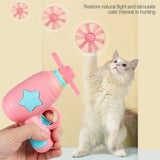 Funny Cat Interactive Teaser Training Toy Creative Kittens Mini Bamboo-copter Games Toys Pets Supplies Accessories Toys For Cat