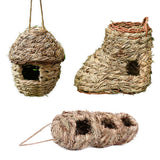 11 Styles Birds Nest Bird Cage Natural Grass Egg Cage Bird House Outdoor Decorative Weaved Hanging Parrot Nest Houses