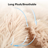 Fluffy Plush Dog Blanket Pet Sleeping Mat Cushion Mattress Extra Soft Warm Pet Throw Blankets for Small Medium Large Dogs &amp; Cats