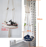 Big 40x120cm Cat Hammock Window Macrame Cute Pet Cat Beds Cat House Tent Kitten Cat Accessories with Cat Toys Collars Balls