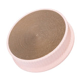 Cat Scratcher Cardboard Cat Couch Bed Scratcher New Scratch Board Socket Round Wear Corrugated Integral Chip Resistant Pet Toy
