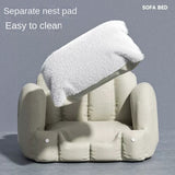 Arch Cat Nest Winter Warm General Non-stick Cat Bed Baby Cat Sofa Sleeping Semi-enclosed Winter Cat House Dog Sleep