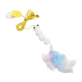 Cat Interactive Teaser Fetch Toy for Small Kittens Dogs Chasing Pet Funny Teaser Supplies Cat Games Pet Accessories