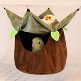Cozy Bird Hanging Bed Soft Bed Pet Bird Bed Keep Warm Windproof Hamster Chinchilla Pet Bird Nest Bed House