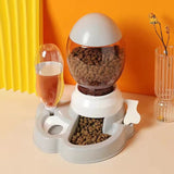 7 STY Pet Cat Bowl for Dog Food Automatic Feeder Bowls 2 L Dogs Feeding Drinking Fountain 600ml Waterer Kitten Slow Feeder Puppy