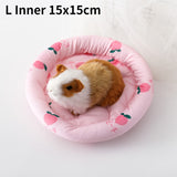 Soft Small Animal Bed Nest Thick Warm Bed Guinea Pig Chinchilla Rat Rabbit Bed Cage Nest House Breathable Cushion Sleeping Mat
