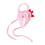 Cat Toys Cat Interactive Toys Kitten Fishing Headdres Hat Feathers Bait Fishing Head Covers Tease Pet Supplies Cat Accessories