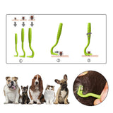 3pcs Flea Remover Hook Tick Remover Tweezer Tick Pull Pet Cat Dog Accessaries Tick Tool Pet Mites Flea Extractor Pet Supplies