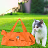 Cat Grooming Bag No Scratching Comfortable Adjustable Restraint Bag for Nail Clipping Ear Cleaning Manicure Bathing Claw Care
