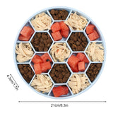 Silicone Slow Feeder Dog Bowls Silicone Slow Feeder Dog Bowl With Hexagonal Honeycomb Dog Food Bowls Dog Plates For