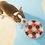 Silicone Slow Feeder Dog Bowls Silicone Slow Feeder Dog Bowl With Hexagonal Honeycomb Dog Food Bowls Dog Plates For