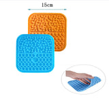 Pet Lick Silicone Mat for Dogs Pet Slow Food Plate Dog Bathing Distraction Silicone Dog Sucker Food Training Dog Feeder Supplies