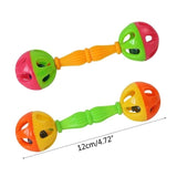 2pcs Parrot double headed bell toy