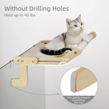 Mewoofun Cat Window Perch Winter Season Mat Easy Washable Quality Fabric 40 Lbs Hot Selling Hammock Hanging Bed for Pet