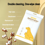 6Pcs/Pack Antibacterial No-wash Gloves Pet Disposable Cleaning Massage Gloves Cats Dogs Deodorant Puppy Kitten Cleaning Supplies