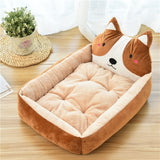 Winter Warm Nest Dog Bed Sleeping Bag Dog Cat Puppy Rectangular Sofa Bed Pet House Soft Bed Portable Pet Cat Basket Dog supplies