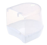 Hanging Bird Bath Cube Parrots Bathtub Bath Shower Box Cage Accessory for Little Bird Canary Budgerigar Cockatiel Lovebird