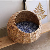 Selling Interesting 2022 INS Cat Nest Made Of Rattan Summer Cool Advanced Woven 4 Seasons Universal Pet  House Sleeping Nest