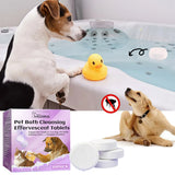 Pet Bath Cleansing Effervescent Tablets Dog Shampoo Clean and Smooth Hair Fragrance to Remove Odor Supplies Products Home Garden
