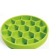 Silicone Slow Feeder Dog Bowls Silicone Slow Feeder Dog Bowl With Hexagonal Honeycomb Dog Food Bowls Dog Plates For
