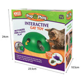 Cats Toy Interactive Electric Games Scurrying Mouse USB Rechargeable Automatic Pet Puzzle Smart Teasering Cat Accessories
