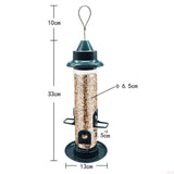 Outdoor Bird Feeder Creative Hanging Anti-squirrel Automatic Bird Feeder Pet Feeder For Patios Garden
