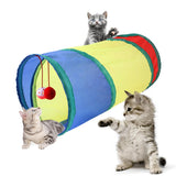 Cats Tunnel Foldable Pet Cat Toys Kitty Pet Training Interactive Fun Toy Tunnel Bored For Puppy Kitten Rabbit Play Tunnel Tube
