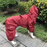S-4XL New Dog Raincoat Pet Dogs Raincape Clothes For Small Large Dogs Poncho Golden Retriever Rain Coat Waterproof Pet Clothing