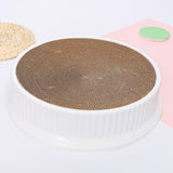 Cat Scratcher Cardboard Cat Couch Bed Scratcher New Scratch Board Socket Round Wear Corrugated Integral Chip Resistant Pet Toy