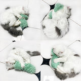 Cat Plush Toy Winter Warm Pv Velvet Pillow Catnip Toys Pet Sounding Paper Toy Cat Interactive Self-healing Toy Cat Chew Toy