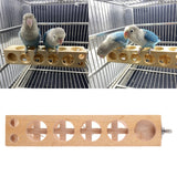 Bird Toys Foraging Toy Natural Wood Block Parrot Chewing Toy for Small and Medium Size Birds Improve Health Kill Boredom Y5GB