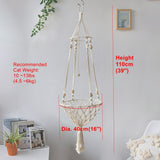Big 40x120cm Cat Hammock Window Macrame Cute Pet Cat Beds Cat House Tent Kitten Cat Accessories with Cat Toys Collars Balls