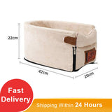 Portable Cat Dog Bed For Car Travel Central Control Car Safety Pet Seat Transport Dog Carrier Protector For Small Dog Chihuahua