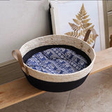 Selling Interesting 2022 INS Cat Nest Made Of Rattan Summer Cool Advanced Woven 4 Seasons Universal Pet  House Sleeping Nest